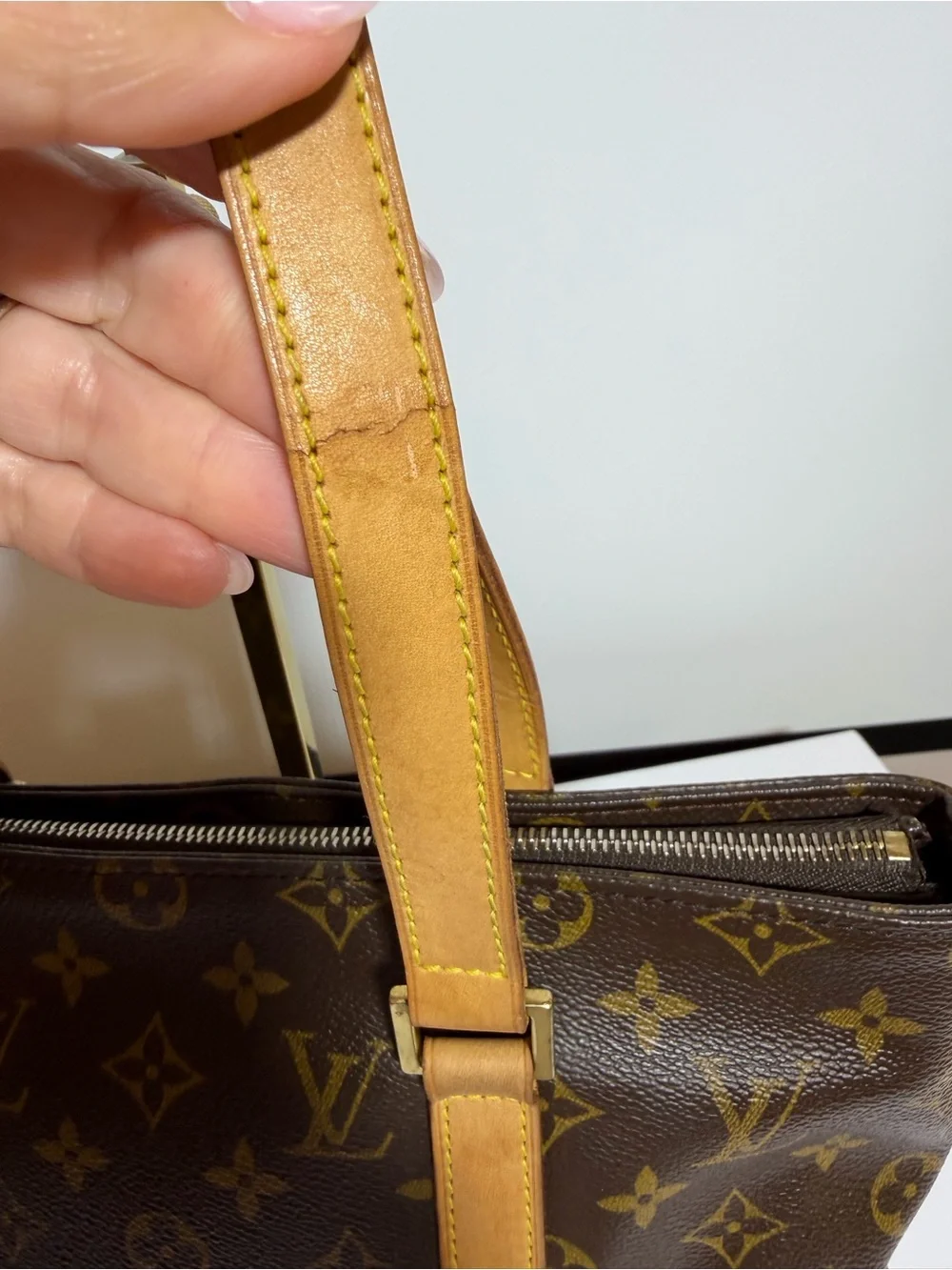 Louis Vuitton Cabas Piano Canvas Shoulder Tote